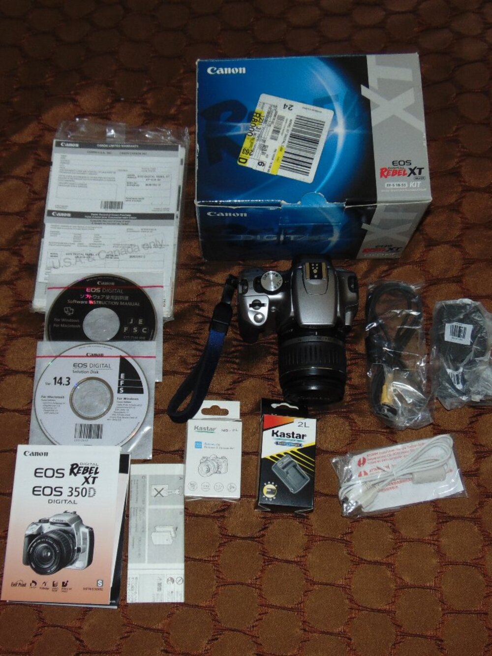 CANON EOS DIGITAL REBEL XT KIT